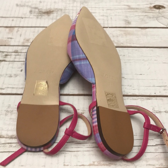 J Crew Plaid Tassel Flats B3-3-11-25 - Picture 7 of 7